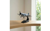 Static F4U-1 Corsair Model Highly Detailed F4U Corsair Model Authentic Diecast Fighter Jet Premium for Office Decor