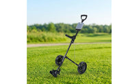 Foldable Two-Wheel Golf Cart Compact Storage 2-Wheel Golf Cart Heavy-Duty Stable for Golfers, Golf Course