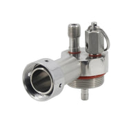 Mini Keg Stainless Steel Beer Line Connector Leak-Proof for Home Brewing