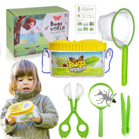 Outdoor Insect Catcher Kit 6-Piece Set with Observation Box for Kids