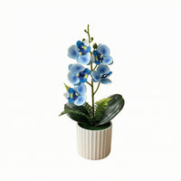 Artificial Flower Arrangement Plastic Potted Flower All Year Round Color