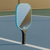 2 Pieces Long-Lasting Fiberglass Pickleball Paddle Shock Absorbing Recreation Equipment Textured Surface for Outdoor