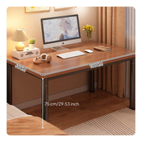 Simple Computer Desk Easy to Assemble Rectangular Writing Desk Spacious Desktop Simple Writing Table for Students, Professionals, Bedroom, Dorm Room