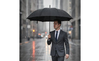 Long Handle Automatic Open Umbrella Extra Large Umbrella with Fiberglass Frame Windproof Heavy Duty for Daily Commute, Golf Course