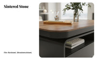 Wheeled over-Sofa Table Movable with Casters Rolling Cart Minimalist Aesthetic Easy to Move for Homeowners, Living Room