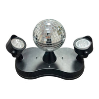 Party Light with Mirrored Ball Multi Color Disco Ball Light Colorful for Bar