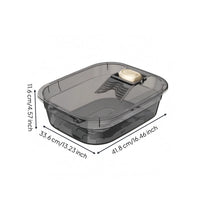 Hand Washing Basin with Washboard Soap Rest Hand Washing Tub Rounded Corners