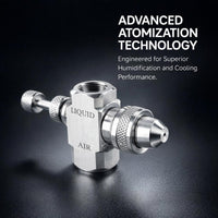 Install Fine Stainless Steel Spray Head, Adjustable Stainless Steel Misting Nozzle, Stainless Steel  - Image 3