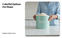 Moisture-Proof Large Capacity Rice Container Multi-Purpose Rice Storage Bin Long-Lasting for Pantry, Laundry Room