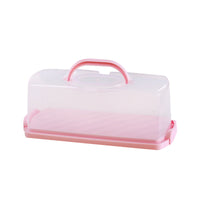 Reusable Cake Roll Packaging Box for Home Use, Long Strip Towel Roll Dessert Rectangular Toast Box