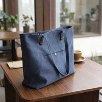Travel Bag and Tote Bag for Daily Essentials, Versatile Shoulder Bag and Canvas Tote Bag for Women, Bag Women with Double Shoulder Straps, 1 Pack