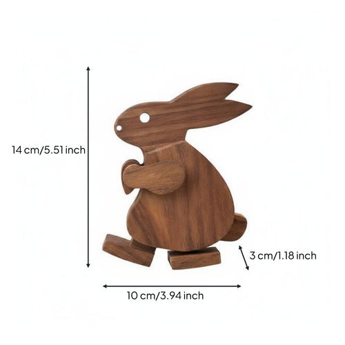 Wooden Walking Creature Minimalist Design Ramp Ambler Creature Toy for Desktop