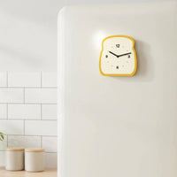 Bread Wall Timepiece Cute Home Accessory Battery Operated for Kitchen