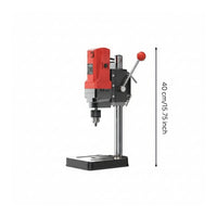 6-Speed Adjustable Precision Benchtop Drill Press Copper Wire Engine Industrial Grade Drill Press Solid Metal Structure Small Drilling Machine for Professionals, DIY Enthusiasts, Garage, Home