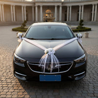 Wedding Car Decoration Set Easy Installation Wedding Car Decoration Kit Vehicle Accessory Paint-Safe No Tools Required