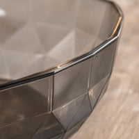 Oval Fruit Bowl Transparent Tableware Long-Lasting
