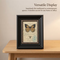 Picture Frame with Vintage Design for Home Decoration and Room Decor, Wall or Tabletop Photo Display for Art Collectors, Handcrafted European Style