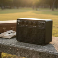 USB-C Charging 10W Bluetooth Guitar Amp Built-in Effects Mini Electric Guitar Amplifier Quiet Practice for Outdoor