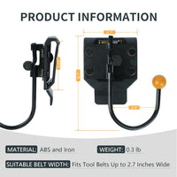 海外热销款装修用适用于安全帽胶带等挂扣Tool Belt Hook腰带扣