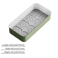 Rectangular Metal Planter Box Aluminum Alloy Garden Product Water Reservoir