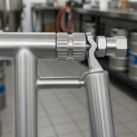304 Stainless Steel Beer Tap Fast Disassembly Kegerator Faucet Even Pour