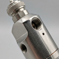 Nozzle 4BSPT Misting Low Pressure, Pneumatic Anti-Drip Nozzle 4BSPT, Stainless Steel Fine Mist Nozzl - Image 7