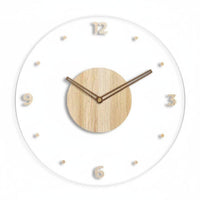 Acrylic Wall Clock Easy to Read House Decoration Mirror Surface for Living Room