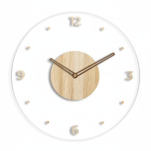 Acrylic Wall Clock Easy to Read House Decoration Mirror Surface for Living Room