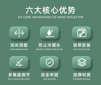 New Transparent Vertical Round Air Conditioner Deflector Anti-Direct Blow Windshield for Pregnant Women