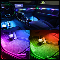Acrylic LED Car Ambient Light Strip with App and Remote Control