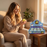 12 Pieces Cute Bao Bun Squishy Squeezable Squishy with Mini Steamer Basket Soft Bun Compress Toy Kawaii for Desk, Office