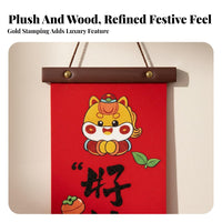 Festive Couplets, Creative Door Hanging, Auspicious Home Decor, Indoor Use