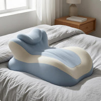 Prone-Sleeping Pillow Textile Cover Memory Foam Reading Pillow Polyester Spandex