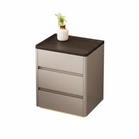 Smart Charging End Table Modern Design Nightstand Spacious Storage for Parents