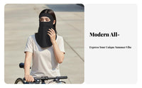 Full Face Sun Cover UPF 50 Protection Face Cover Protection Neck Gaiter Breathable Safeguarding Apparel Lightweight for Beach
