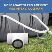 泳池T型三通分配器适用于1.5英寸兼容Intex Coleman 游泳泵