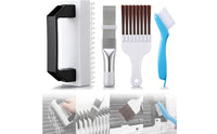 4 Pieces Heating and Cooling System Coil Cleaning Tool Set Easy to Use Thermal Exchange Cleaner Brush with Handle Reusable Kit for Homeowners