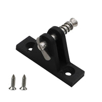 Spring-Loaded Marine Mounting Bracket Nylon Bracket with Pull Pin Black Sturdy for Boat Owners