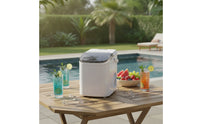 Compact Countertop Ice Maker Portable Ice Maker Small Footprint Machine Space-Saving for Homeowners
