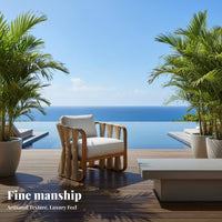 4 Pieces 4-Piece Woven Sofa Collection Weather-Resistant Outdoor Furniture Deep Seating Sturdy Construction for Terrace, Balcony