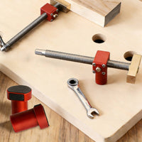 2 Pieces Bench Holdfast Quick Locking Carpentry Vise Strong Clamping Force Hand Tool for Workshop