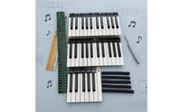 Conductive Rubber Key Assembly Flexible Ribbon Musical Instrument Part Sturdy