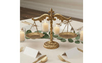 Justice Scale Decor Desk Display Decorative Scale Gold Color for Wedding