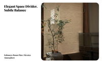 Folding Roman Blind Wabi-Sabi design Roman Shade Hand-Woven for Study, Homeowners