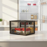 Combination Lock Box Safe Lockable Storage Box Clear Lockable Storage Bin Large Capacity Refrigerator Food Safe for Office