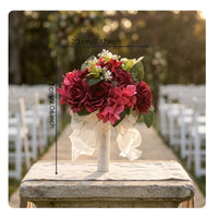 Artificial Wedding Floral Arrangement Photo Prop Event Decoration Handheld