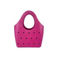 Customizable EVA Tote Bag Washable Tote Bag with Holes Structured Sturdy for Beach