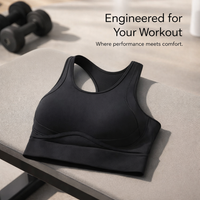 Bras for Women Non Wired Sports for Running and Gym, Full Coverage Molded Cup Design for High Impact Fitness, Comfortable No Underwire Support