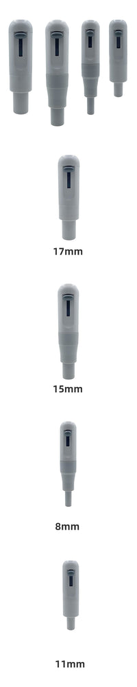 Dental Strong and Weak Suction Handle with Adjustable Tips 15/17mm