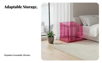 curved shaped accentuation Table adaptable purposeurved shaped Stand Sturdy Construction